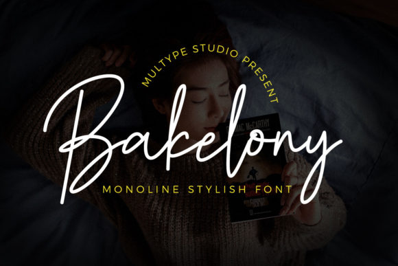 Bakelony: A Delicate Script for Modern Design