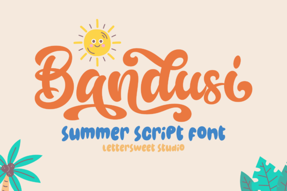Bandusi: A Playful Summer Script Font for Vibrant Designs