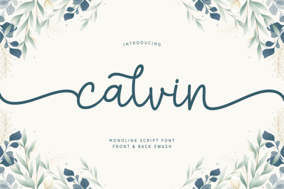 Calvin: The Modern Script Font for Polished Design