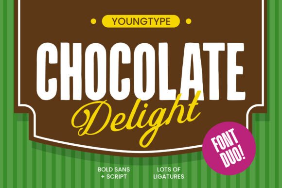 Chocolate Delight: A Font Duo for Modern Branding