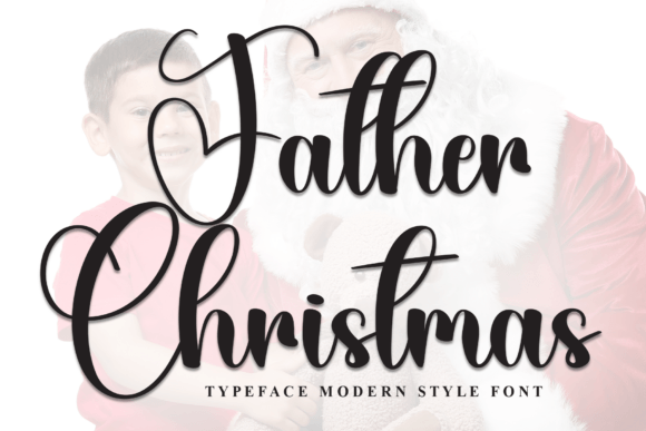 Father Christmas Font: A Festive Script for Holiday Designs