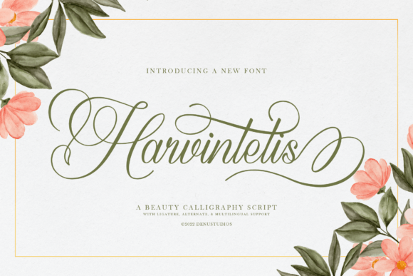 Harvintelis: The Art of Elegant Script in Modern Design