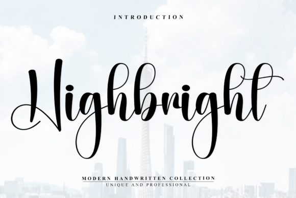 Highbright: Elevating Modern Design with Elegant Script