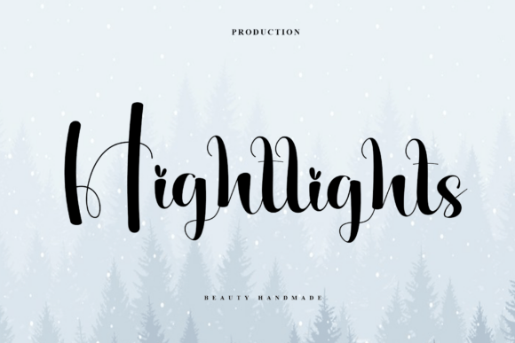 Hightlights: A Modern Script for Elegant Design