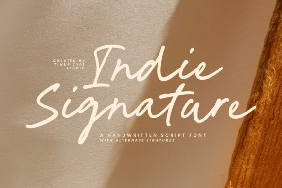 Indie Signature: The Handwritten Font for Authentic Branding