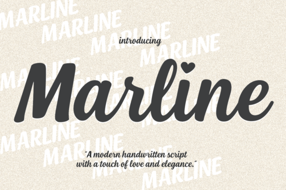 Marline: The Script Font with a Romantic Heart