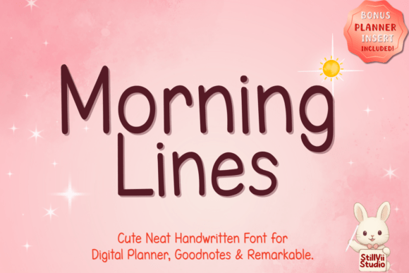 Morning Lines: The Clean Handwriting Font for Clarity