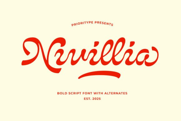 Nivillia: Elevate Your Branding with Elegant Script Typography