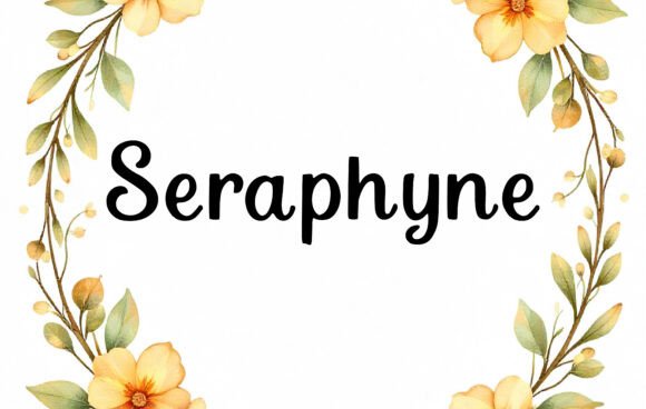 Seraphyne: A Whimsical Font for Modern Designers