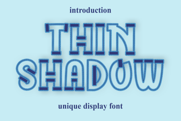 Thin Shadow: Elevating Design with Elegant Typography
