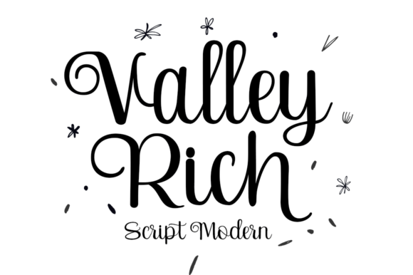 Valley Rich: A Modern Script for Balanced Design